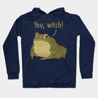 You, witch! Halloween cursed frog toad Hoodie